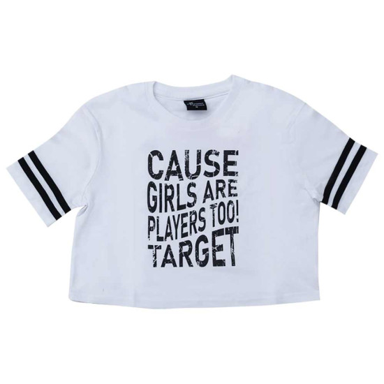 Target Παιδικό σετ Girl's Crop top & Shorts Jersey Set BF "Players" Target Παιδικό σετ Girl's Crop top & Shorts Jersey Set BF "Players"